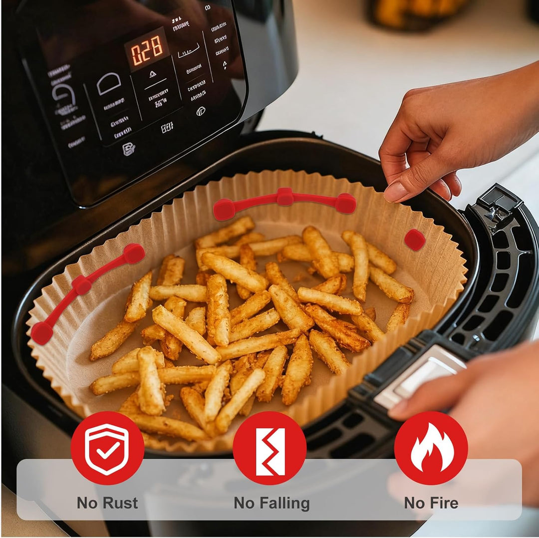18 Pcs Magnete für Airfryer Backpapier,BPA-frei Zubehör für Heissluftfritteuse Verhindert Verrutsche