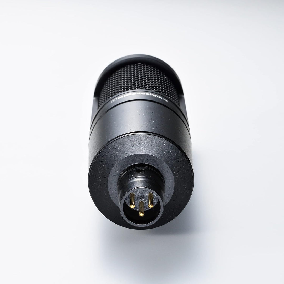 Audio-Technica AT2020 Kondensatormikrofon mit Nierencharakteristik (XLR Anschluss) für Voiceover, Po