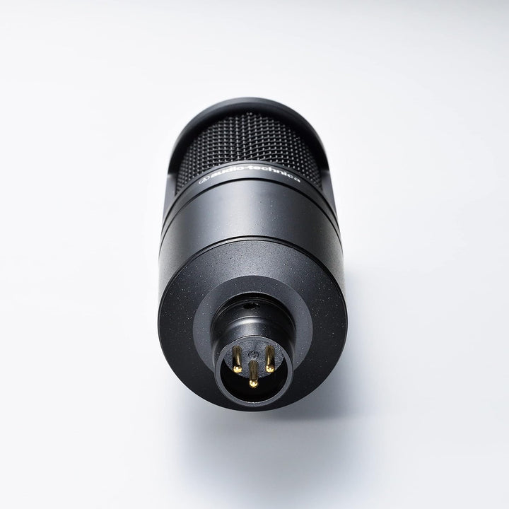 Audio-Technica AT2020 Kondensatormikrofon mit Nierencharakteristik (XLR Anschluss) für Voiceover, Po