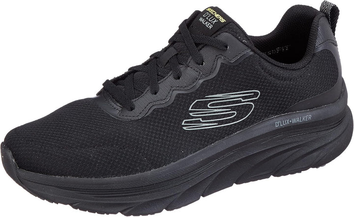 Skechers D'Lux Walker - Scrambler 232264-BKCC, Herren, Sneaker, Black Mesh/Synthetic Trim 45 EU Schw