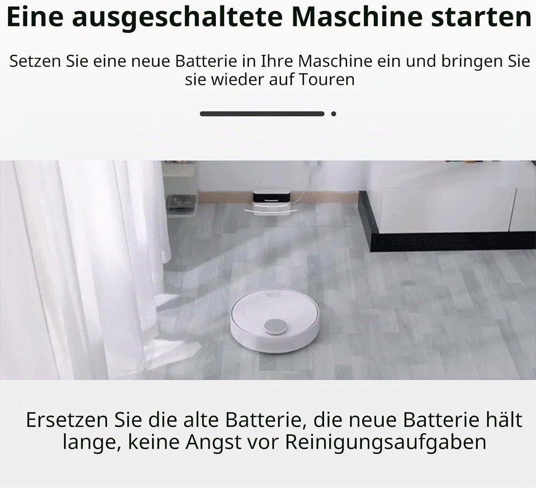 K KYUER 3600mAh Staubsauger Akku Kompatibel mit Qihoo 360 S5 S7 S7 Pro 360 T90 X9 Roboter Vacuum Cle