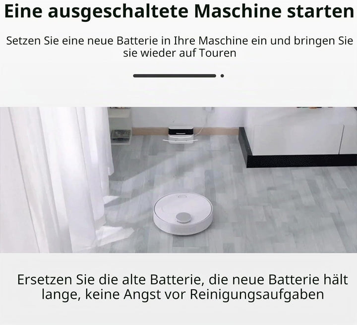 K KYUER 3600mAh Staubsauger Akku Kompatibel mit Qihoo 360 S5 S7 S7 Pro 360 T90 X9 Roboter Vacuum Cle