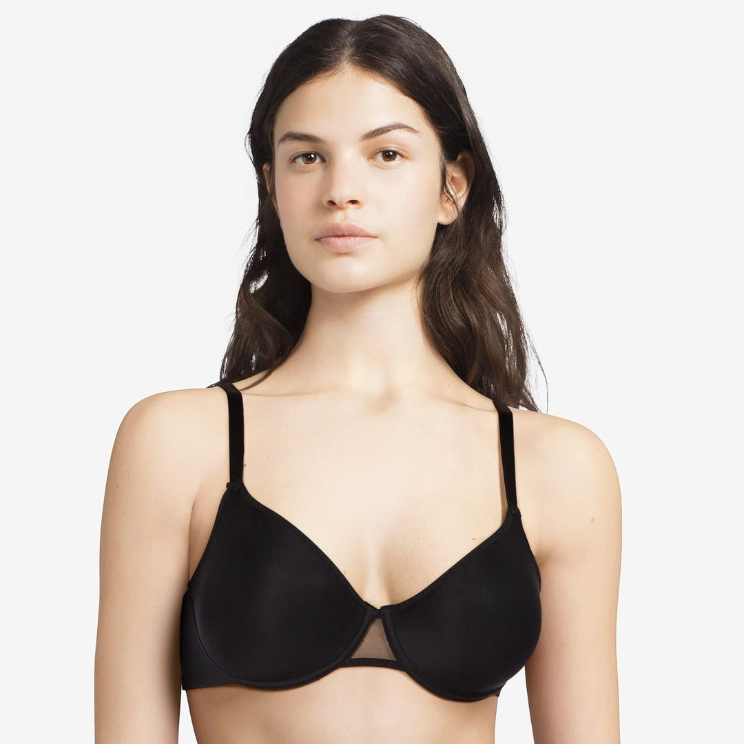 Passionata MISS JOY, Bedeckender Spacer-BH, Damen Unterwäsche 80D Schwarz, 80D Schwarz