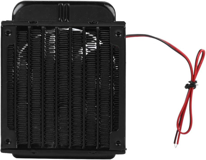 ASHATA 80mm Aluminium Radiator, 80mm Radiator - CPU Wasserkühlung 8 Röhren Aluminiumheizkörper,Wasse