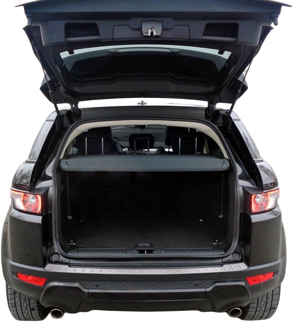 RECAMBO Ladekantenschutz Edelstahl matt gebürstet mit Textur - kompatibel für Range Rover Evoque L53