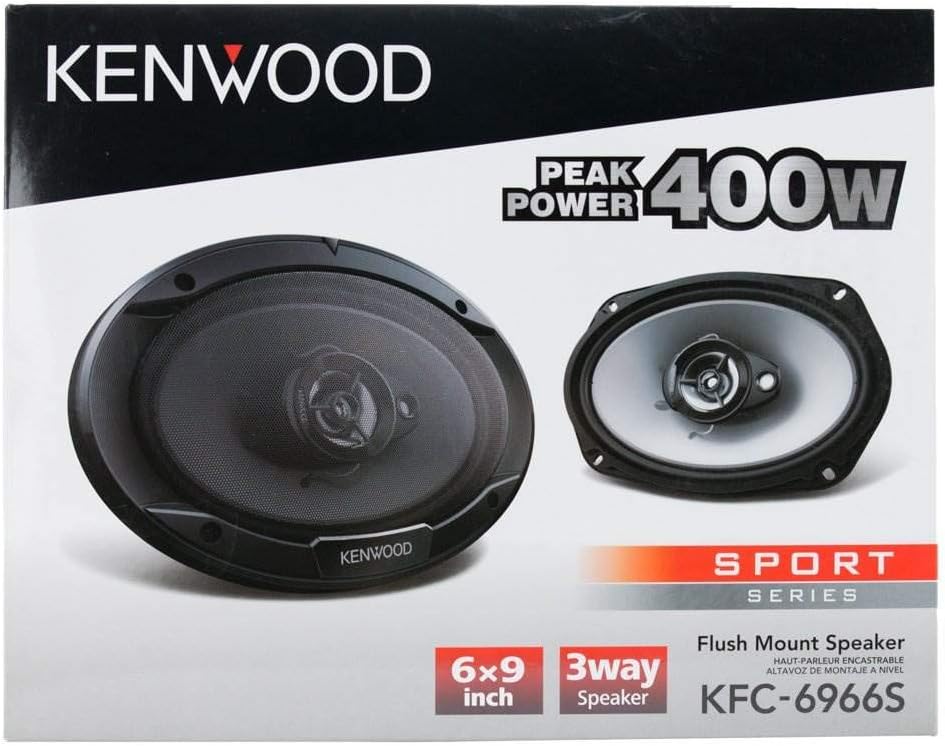 Kenwood KFC-6966S 3-Wege-Auto-Lautsprecher 15 x 23 cm (6 x 9 Zoll) 3 Lautsprecher, 15 x 23 cm (6 x 9