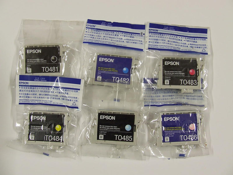 Epson T0487 Original Multipack (C13T04874010) Original in Folie versiegelt, 6-farbig