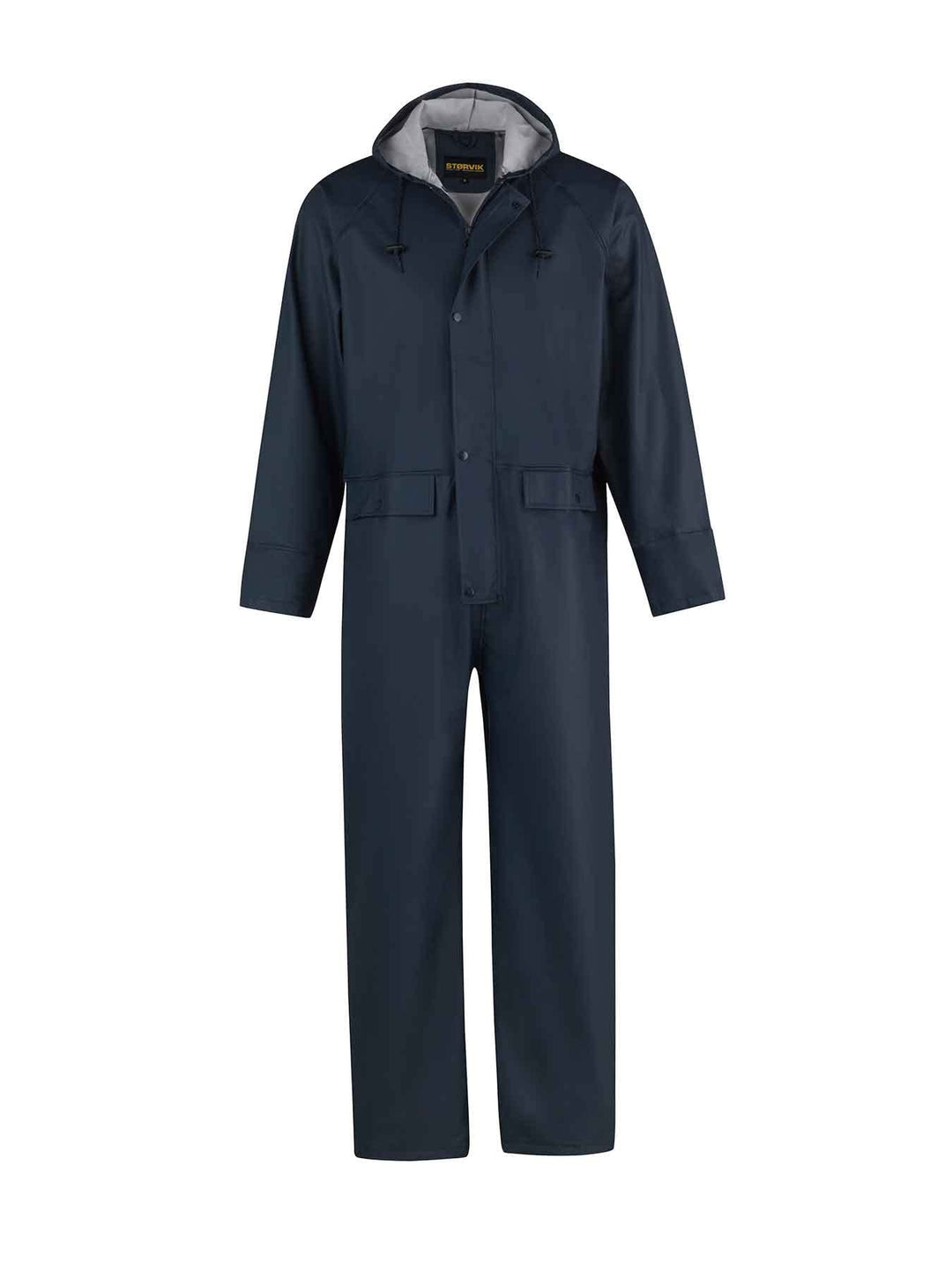 PU-Overall Regenkombi Regenoverall Reinigungsoverall Unisex Blau M, Blau M