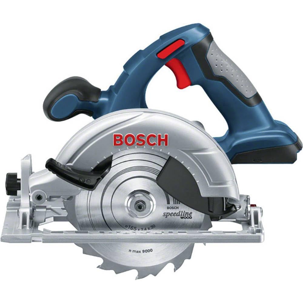 Bosch Professional 18V System Akku Kreissäge GKS 18 V-LI (Schnitttiefe 90°/45°: 51mm/40mm, stufenlos