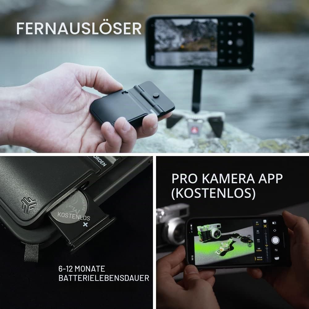 FJORDEN Basic Bundle - Inklusive Klebeadapter (Nicht Magnet Safe-kompatibel) - Fotografieren Sie wie
