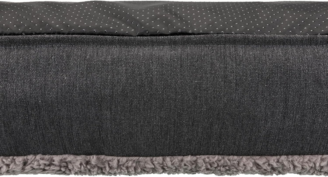 TRIXIE 36425 Vital Kissen Bendson, oval, 100 × 70 cm, dunkelgrau/hellgrau 70 x 100 x 16