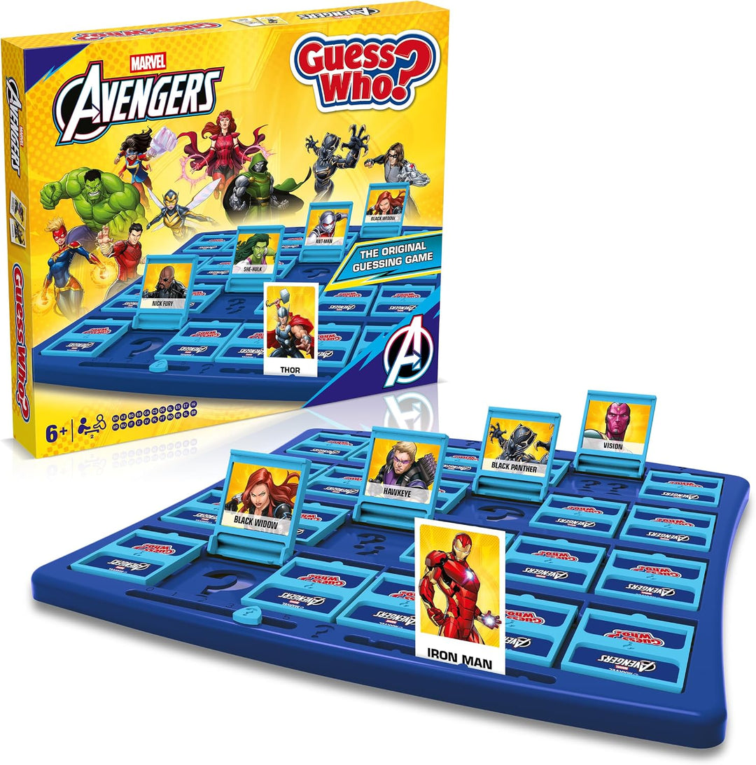 Winning Moves Wer ist es? Marvel Avengers Edition - Wer ist es Spiel Marvel Brettspiel für Kinder -
