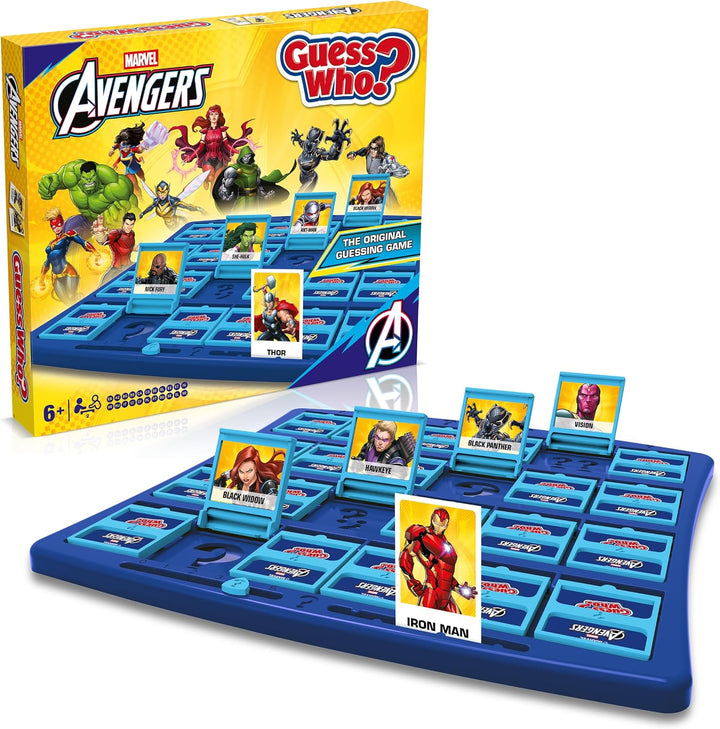 Winning Moves Wer ist es? Marvel Avengers Edition - Wer ist es Spiel Marvel Brettspiel für Kinder -