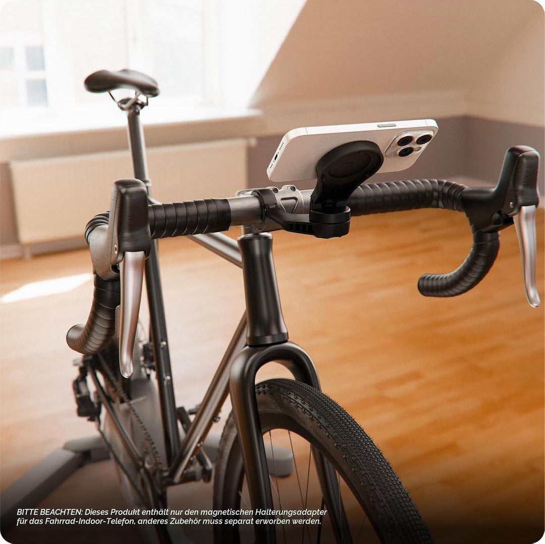 TUSITA Fahrrad Indoor Telefonhalterung Adapter für MagSafe Geräte Kompatibel mit Wahoo Fahrradcomput