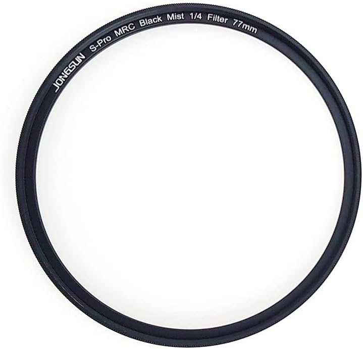 JONGSUN S-Pro MRC Black Mist 1/4 Filter 77mm, Schwarzer Soft Pastell Traum Film Spezialeffekte Filte