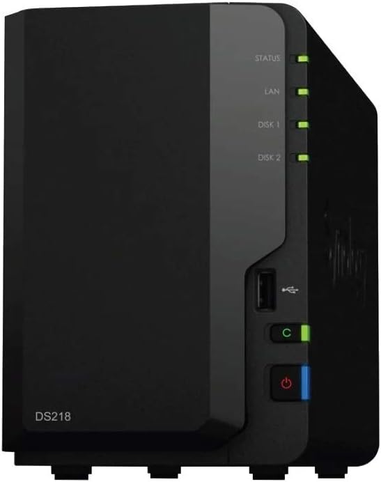 Synology DS218 NAS 16To (2X 8To) IronWolfSynology DS218 NAS 16To (2X 8To) IronWolf DS218/2G/16T-IW S