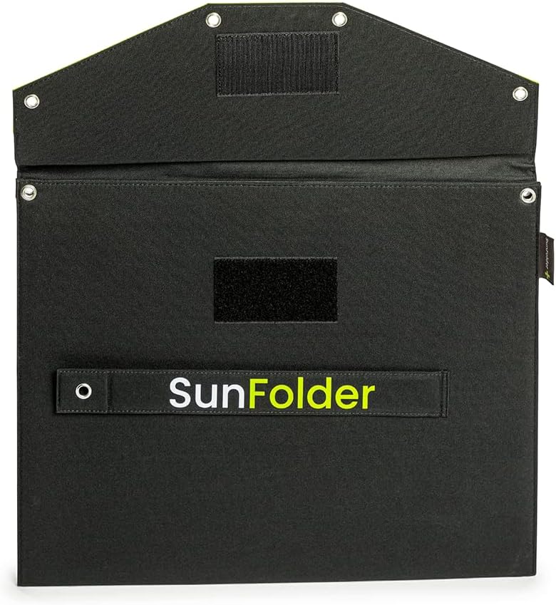 WATTSTUNDE Sunfolder Solartasche - Mobiles 12V Outdoor Solarpanel - faltbares Solarmodul (90 W), 90