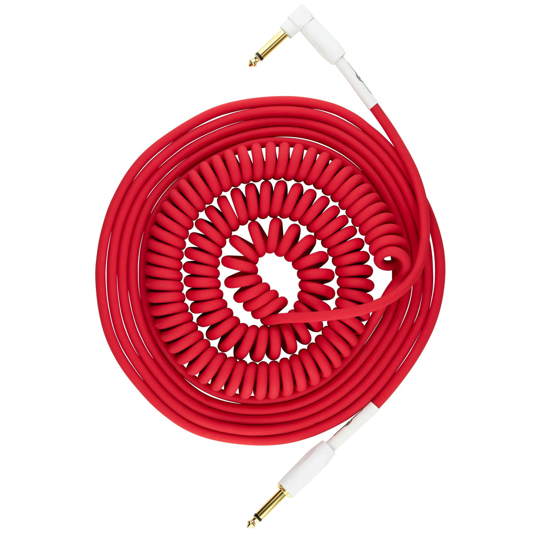 Pig Hog PHCC30CA Instrumentenkabel mit halber Spule, 9 m, Candy Apple