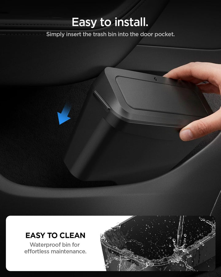 Spigen Auto Mülleimer mit Deckel für Tesla Model Y Juniper (2025–2026 Premium & Performance)【inkl. 3