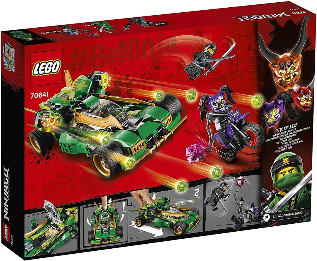 LEGO 70641 Ninjago Lloyds Nachtflitzer Unterhaltungsspielzeug, Unterhaltungsspielzeug