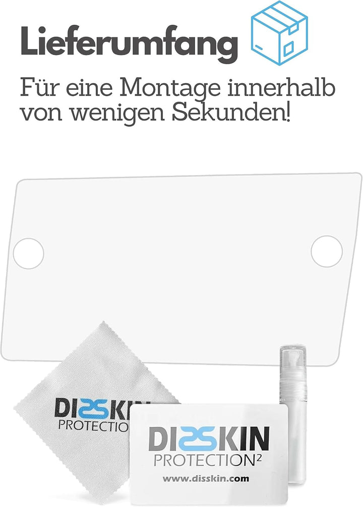 DISSKIN® Displayschutzfolie für Volkswagen Discover Media & Pro Display - selbstheilend durch Wärme,