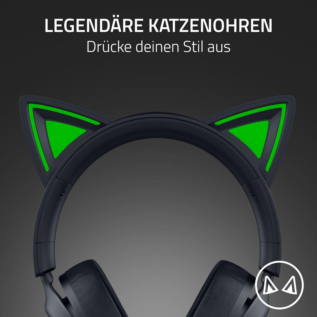 Razer Kraken Kitty V3 X - Kabelgebundenes Kitty-Headset für Gaming - Kultige Kitty-Ohren - 270g leic