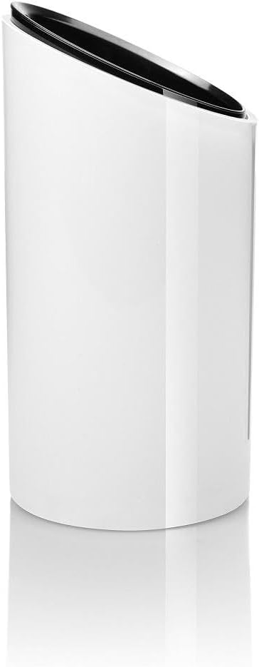SIGEL SA100 Stifteköcher Eyestyle weiss, 13,5 cm hoch, im puristischen Design, Stiftehalter, Stifteb