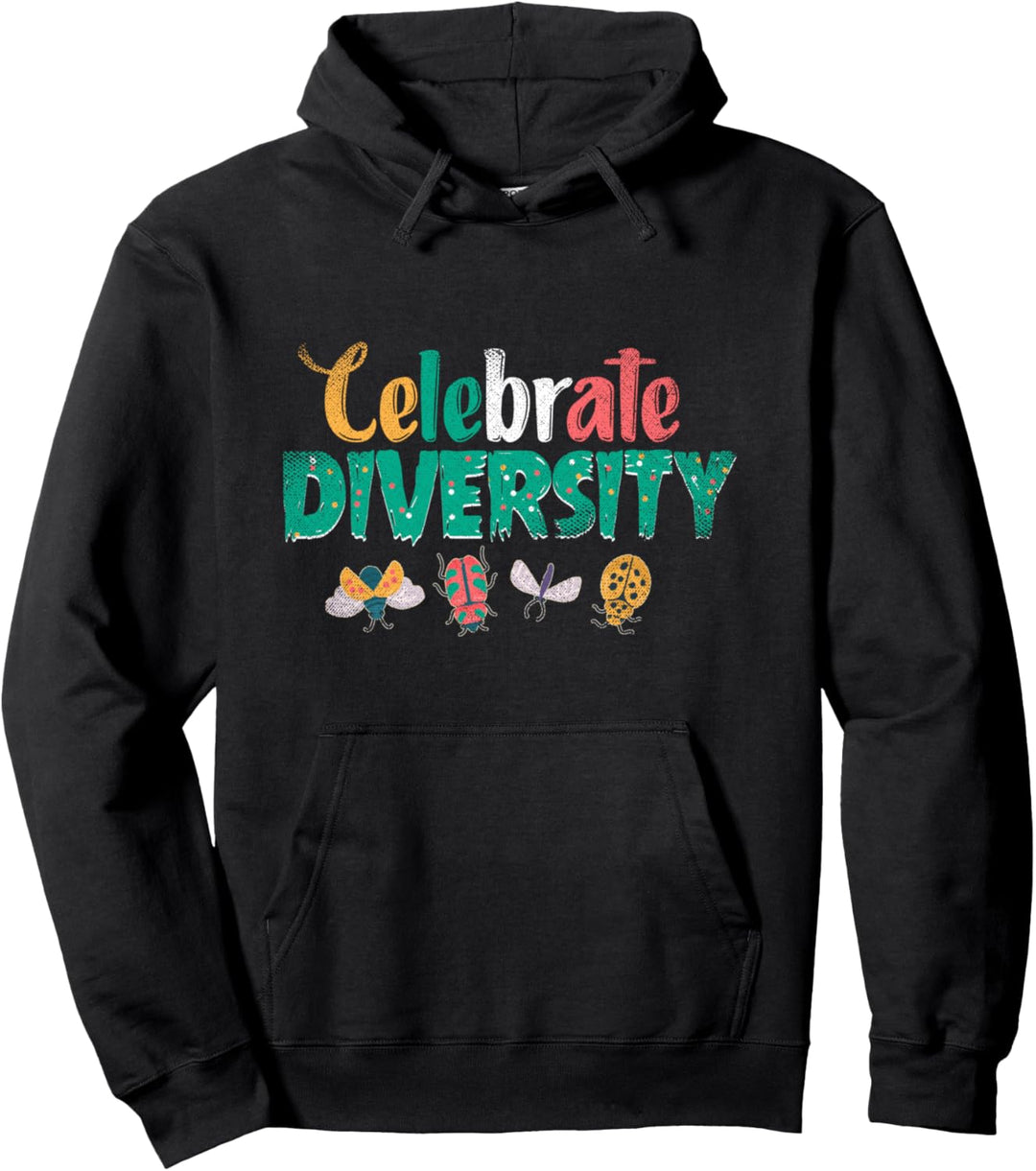 Feiere die Vielfalt Insekten Entomologie Lustiges Käfer Pullover Hoodie