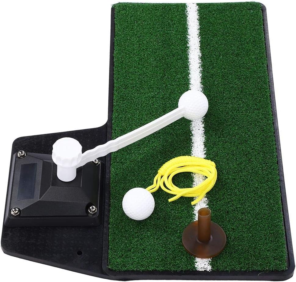 VGEBY Golf-Putting-Matte, Golfschwung-Trainingshilfe-Werkzeug Indoor-Golf-Übungs-Trainingsgerät