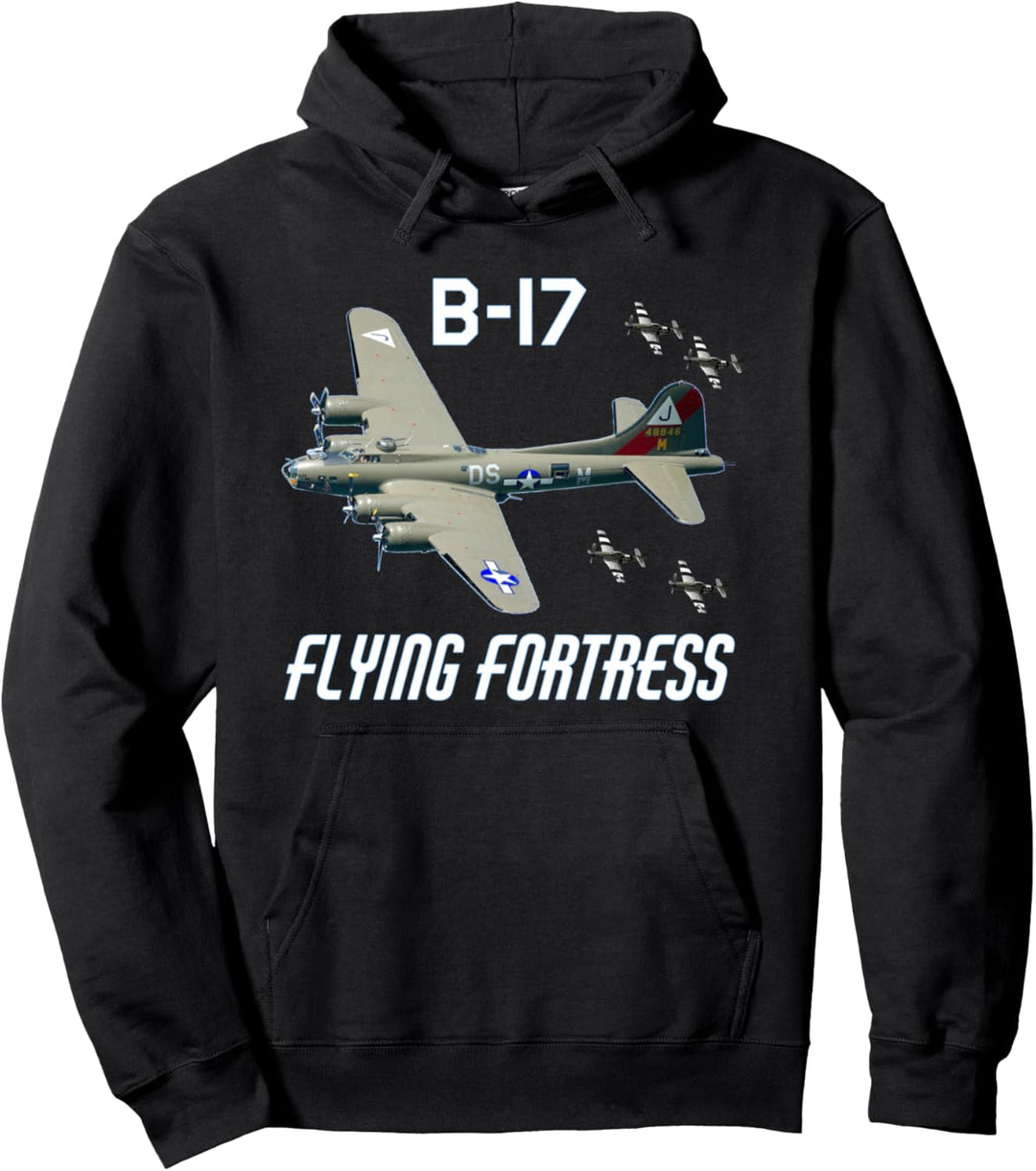 B-17 Flying Fortress 2. Weltkrieg US Army Air Force T-Shirt Pullover Hoodie