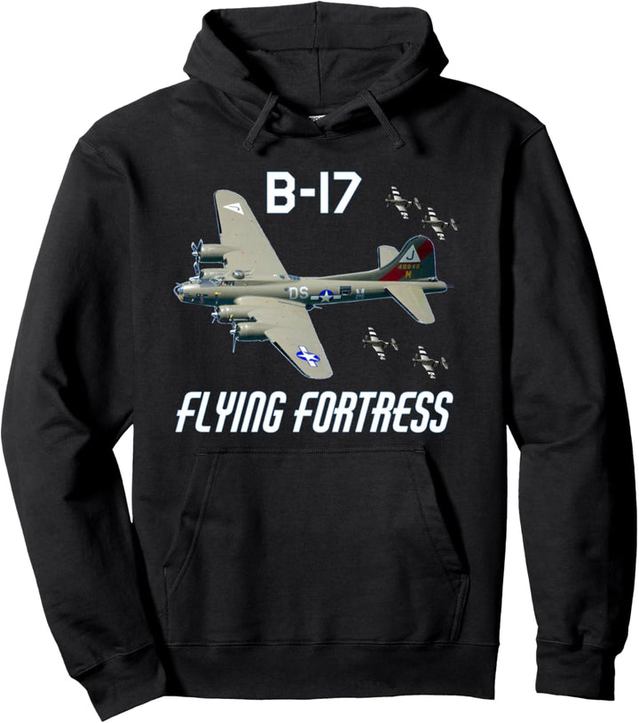 B-17 Flying Fortress 2. Weltkrieg US Army Air Force T-Shirt Pullover Hoodie