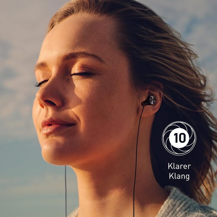 Panasonic RP-TCM225DEK USB-C-Ohrhörer, In-Ear-Ohrhörer, kabelgebundene Kopfhörer mit integriertem Mi