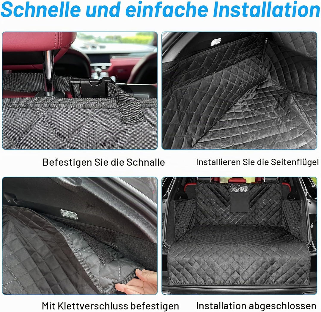 Traxenta kofferraum schutzmatte, kofferraumschutzmatte, hundematte auto kofferraum, universeller kof