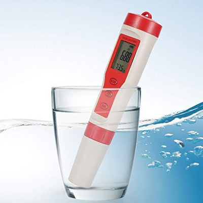 PH Messgerä Digitale PH Meter 4 in 1 Multifunktionale PH/EC/TDS/TEMP Meter Digitaler Wasserqualitäts
