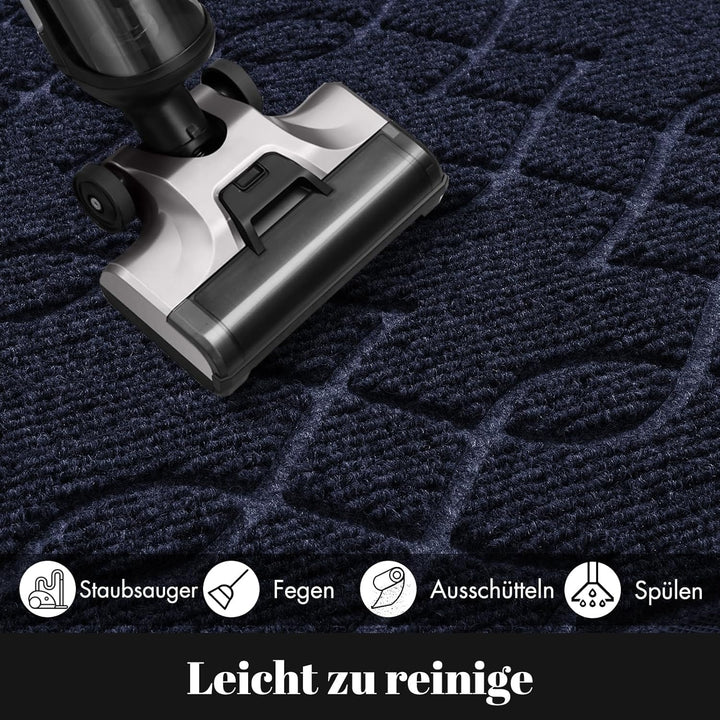 Yimobra Fussmatte Aussen, Waschbar Wetterfest, 92 x 61 cm, Robuste und Wasserabsorbierende, Schmutzr