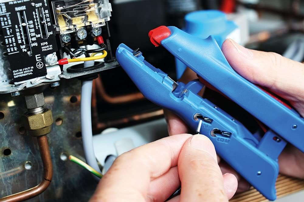 WEICON TOOLS Duo-Crimp No. 300 2er Set | Multifunktions-Abisolierer mit Seitenschneider und Crimpfun