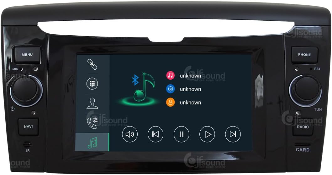 Personalisiertes Autoradio für Lancia Ypsilon serienmässig ohne Front-USB Android GPS Bluetooth WiFi