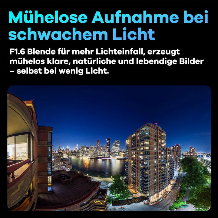 KanDao QooCam 3 Ultra - 8K wasserdichte 360 Action Kamera, 96MP Foto &amp; 8K 360 Video mit Dual 1/1.7 "