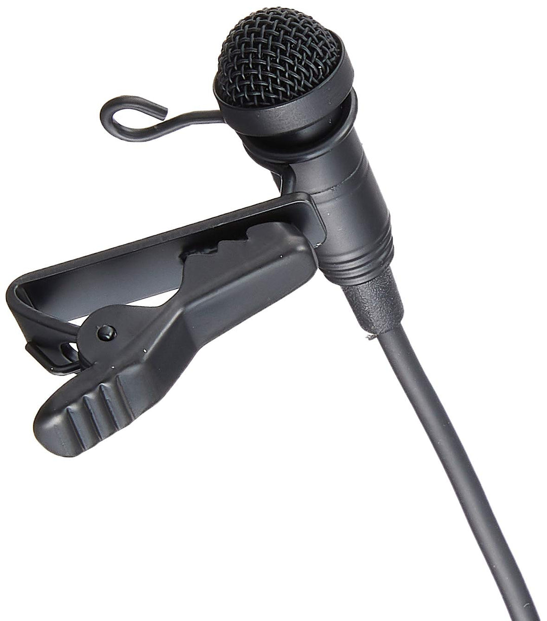 Tascam TM-10L Lavalier-Mikrofon mit Schraubverschluss, Schwarz Single, Single