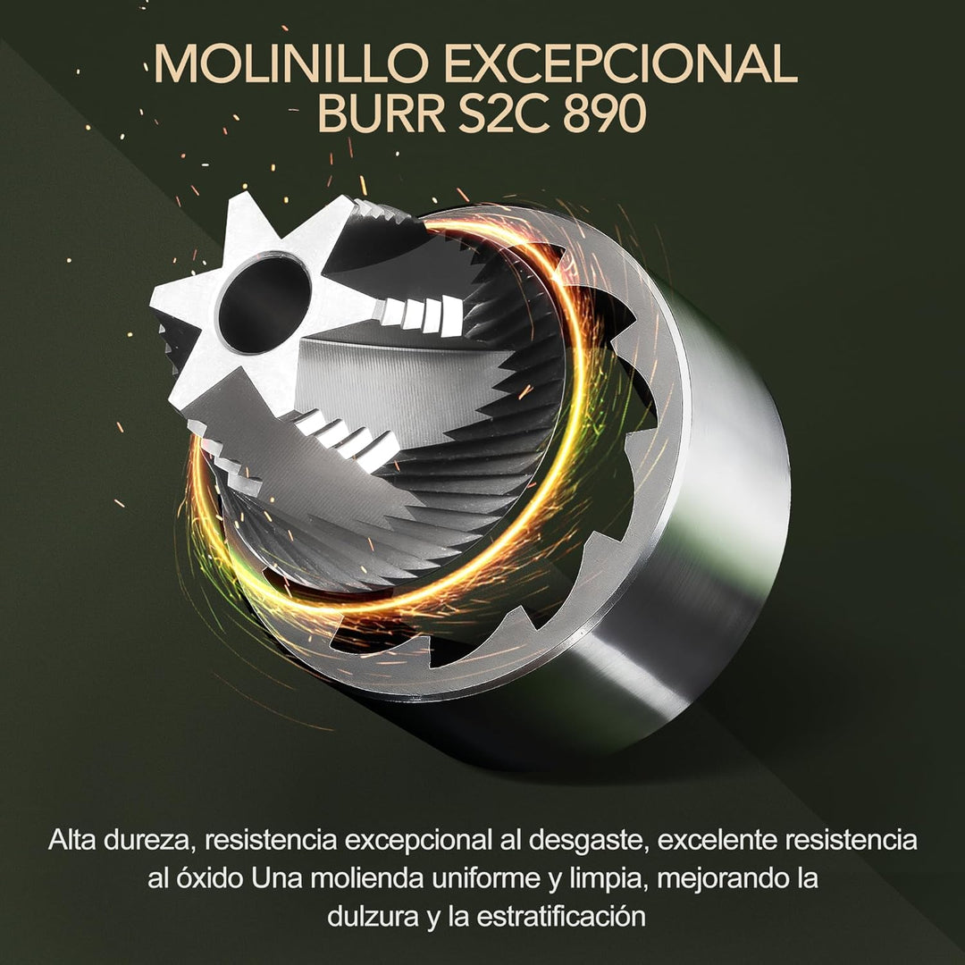 TIMEMORE Chestnut S3 Manual Kaffeemühle, mit numerischer externer Einstellung, Vollmetallgehäuse und