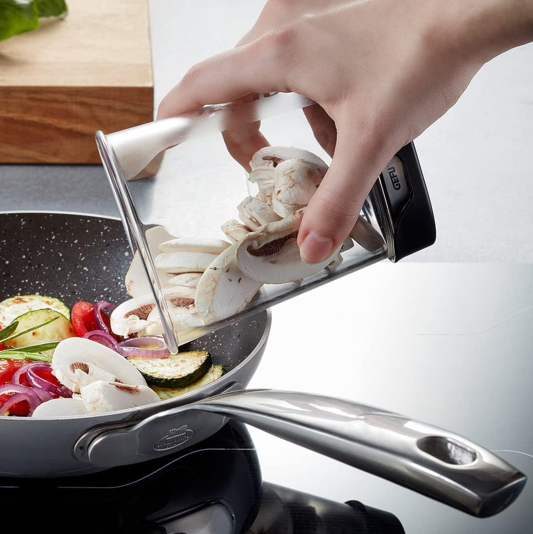 GEFU Scheibenschneider RAPIDO - Profi Schneidebecher für schnelles und sicheres Schneiden von Obst,