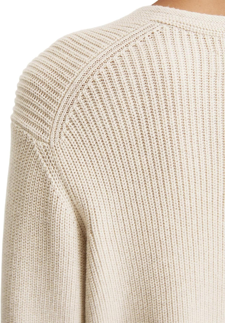 Marc O´Polo Damen Long Sleeve Cardigan Sweater XXS Weiss, XXS Weiß