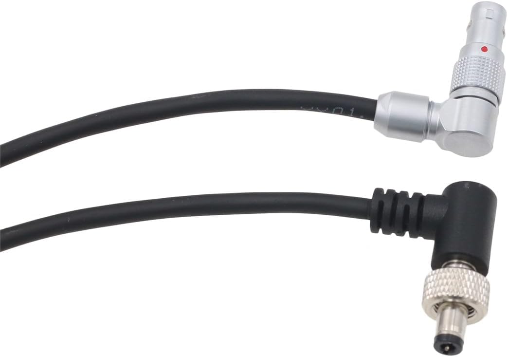 HangTon gedreht rechtwinklig 0B 2 Pin zum verriegelnden DC Barrel Stromkabel für Z Cam E2-F6 S6 F8 K