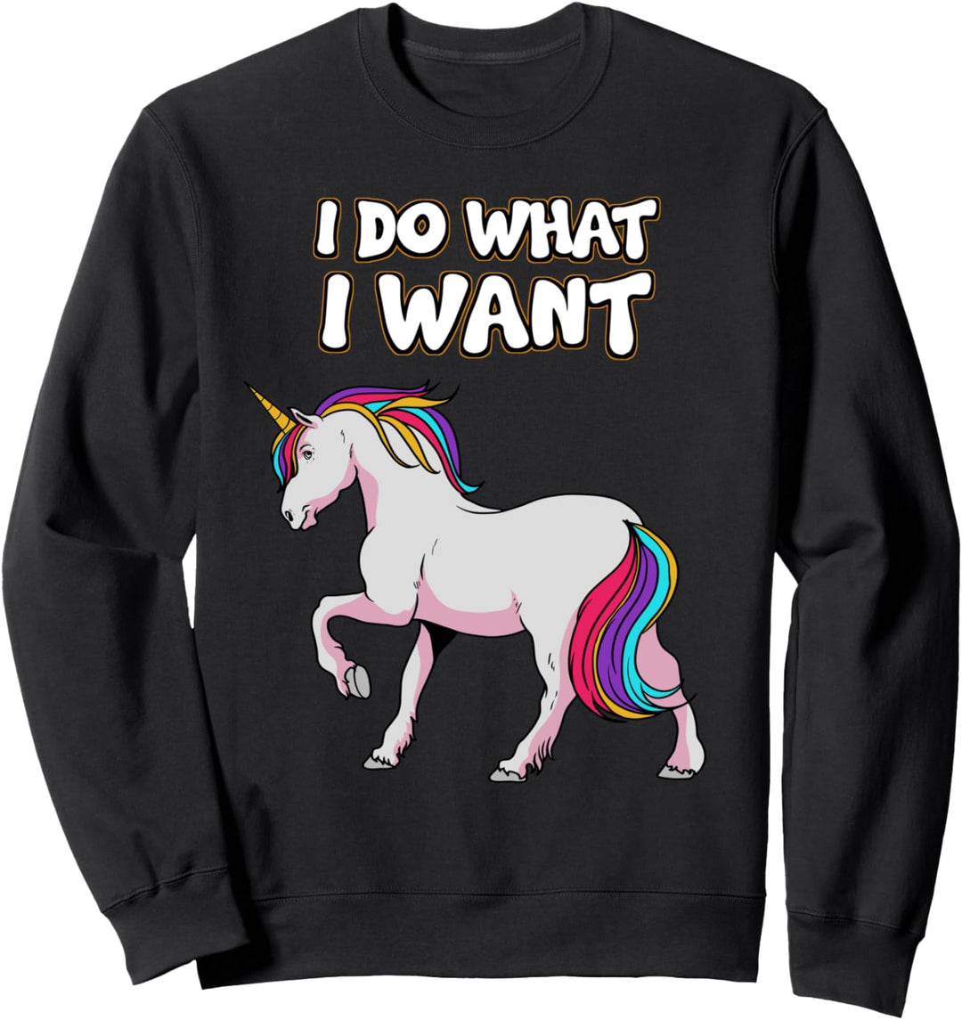 Ironie Sarkusmus Lustig Witzig - I Do What I Want Sweatshirt
