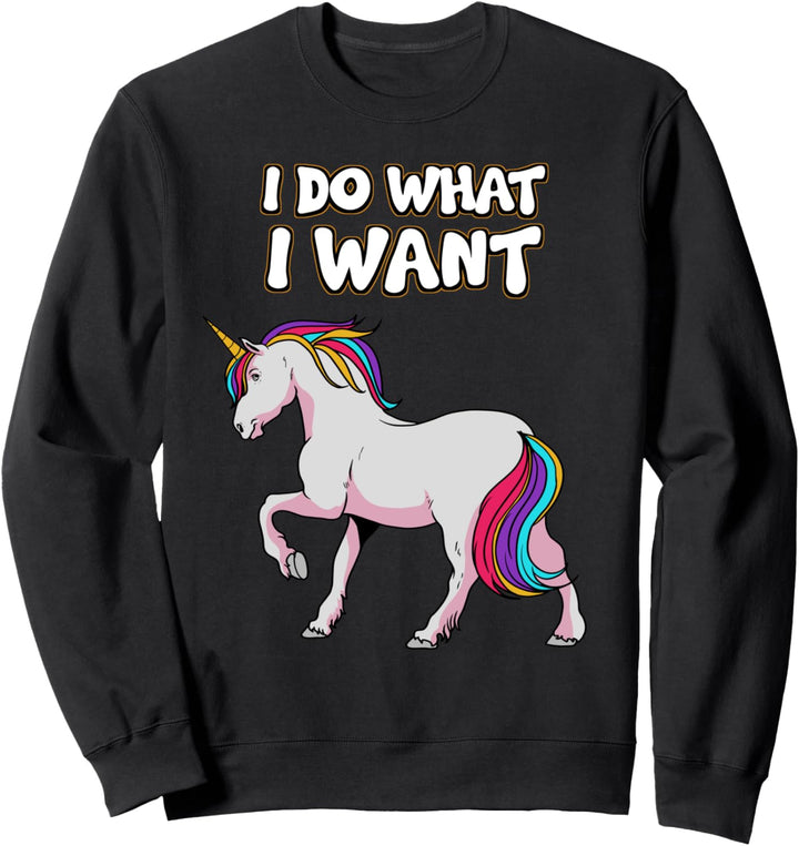Ironie Sarkusmus Lustig Witzig - I Do What I Want Sweatshirt
