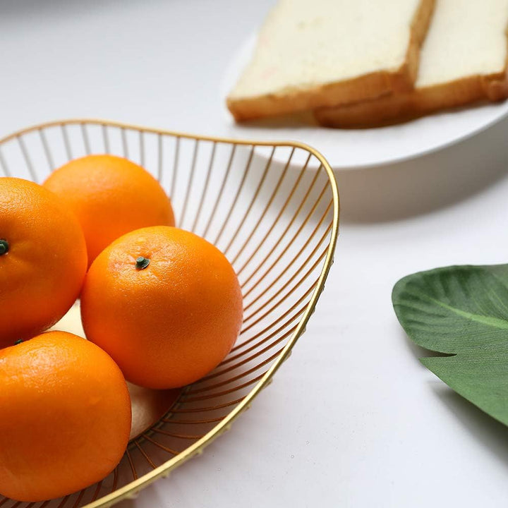 Veryhome 6 Stück künstliche orangefarbene künstliche Früchte aus Kunststoff für Zuhause, Haus, Küche