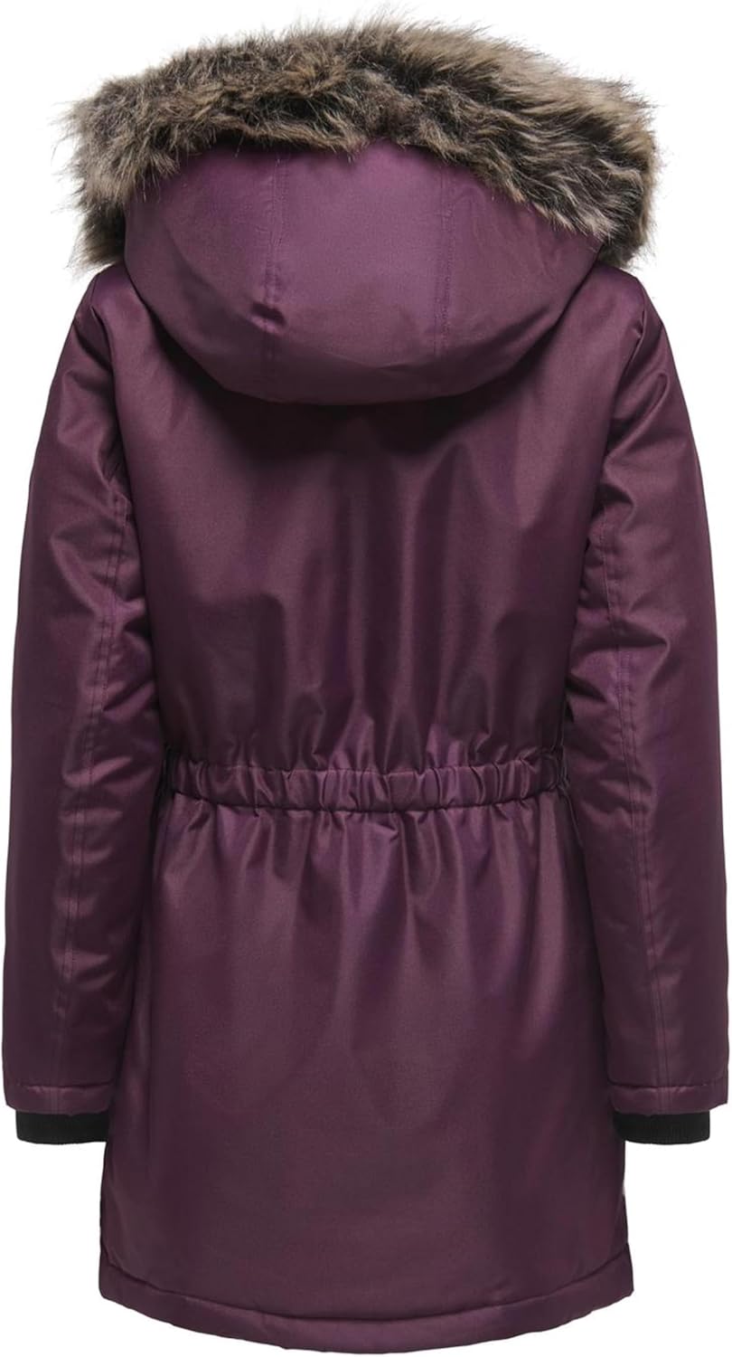 ONLY Female Langer Parka ONLIRIS Langer Parka XS Mauve Wine, XS Mauve Wine