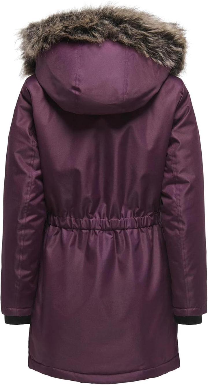 ONLY Female Langer Parka ONLIRIS Langer Parka XS Mauve Wine, XS Mauve Wine