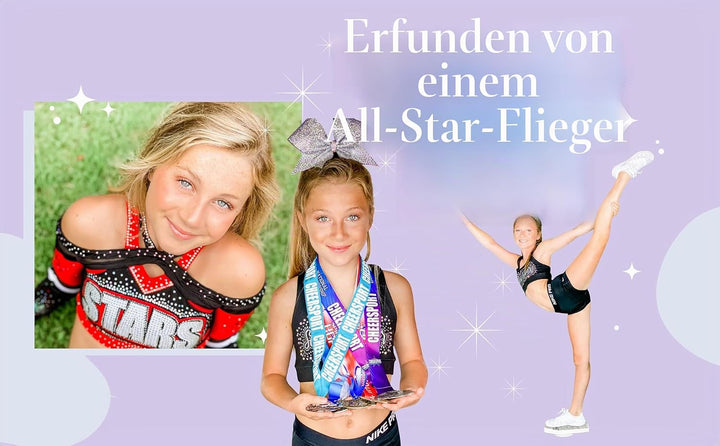 Stunt Trainer Cheer Ständer für Cheerleading Flyer Balance und Stunting Cheerleader Trainingsbrett A