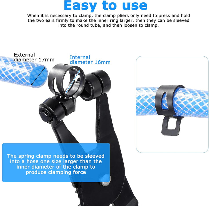 300 Stück Schlauch Federklemme 10 Grössen Kraftstoffleitung Schlauchschellen Schlauchschelle Clip Sc